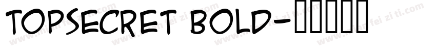 TopSecret Bold字体转换